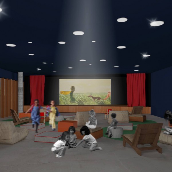 Escola de Educação Infantil e Fundamental: Auditório / Cinema.