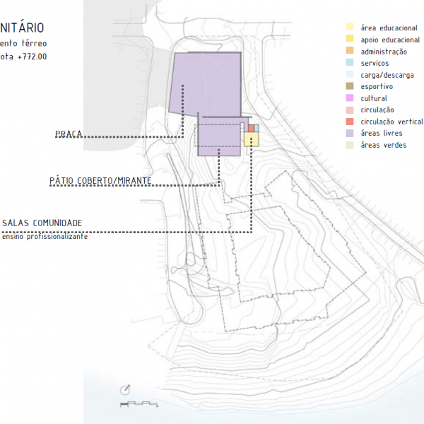 Setor Comunitário – Pav. Térreo.