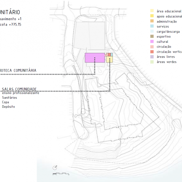 Setor Comunitário – Pav. +1.