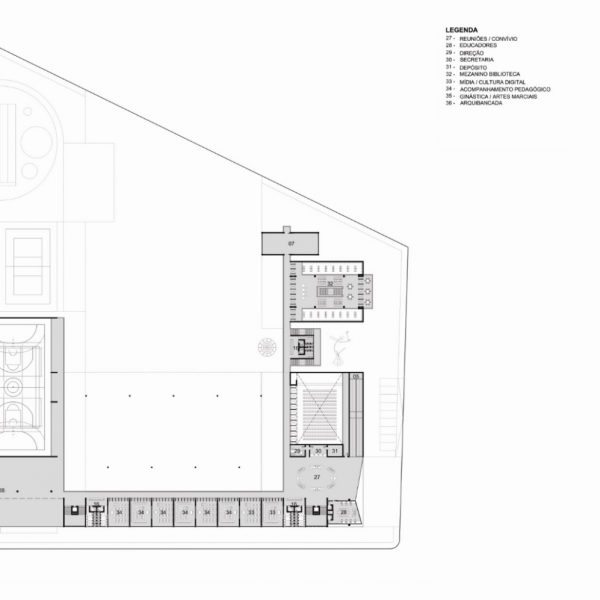 Planta do 1º Pavimento.