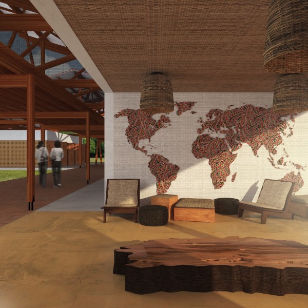 Etapa 1: Àrea de Estar / Espera dos Visitantes.