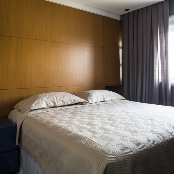 Projeto Executado: Vista da suíte.