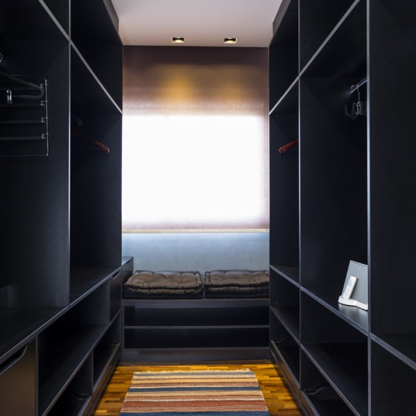 Projeto Executado: Vista do closet.