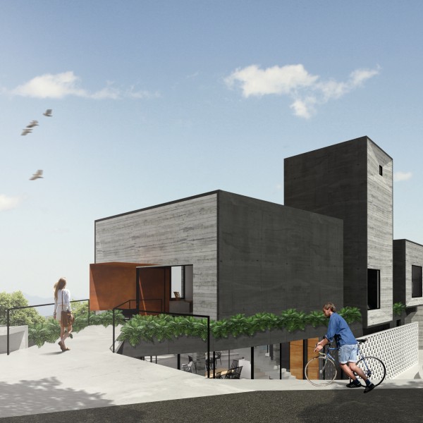 Acesso de pedestres.