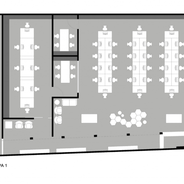 Planta Baixa 1º Piso – Etapa 1.