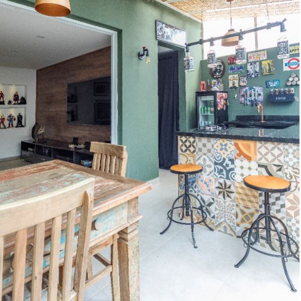 Vista do Espaço Gourmet.