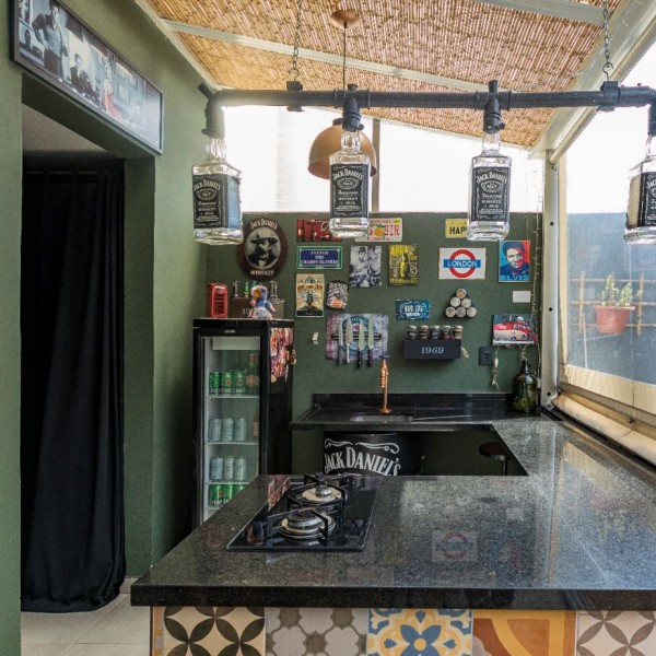 Vista do Espaço Gourmet.