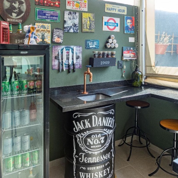 Vista do Espaço Gourmet.