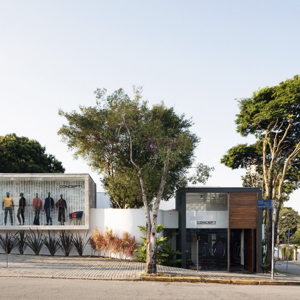Fachada vista da Rua Capitão Manoel Rudge.