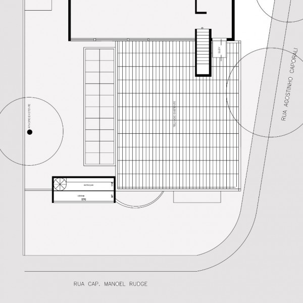 Planta do Pavimento Superior.