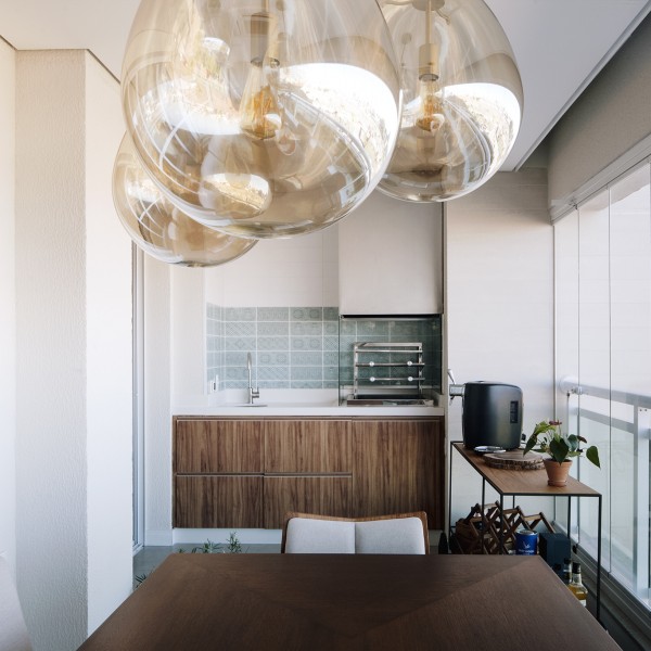 Vista da área goumert da Varanda.