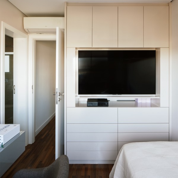 Vista de uma das suítes.