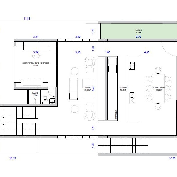 Planta 1º Pavimento