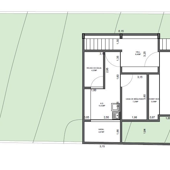 Planta do pavimento térreo.