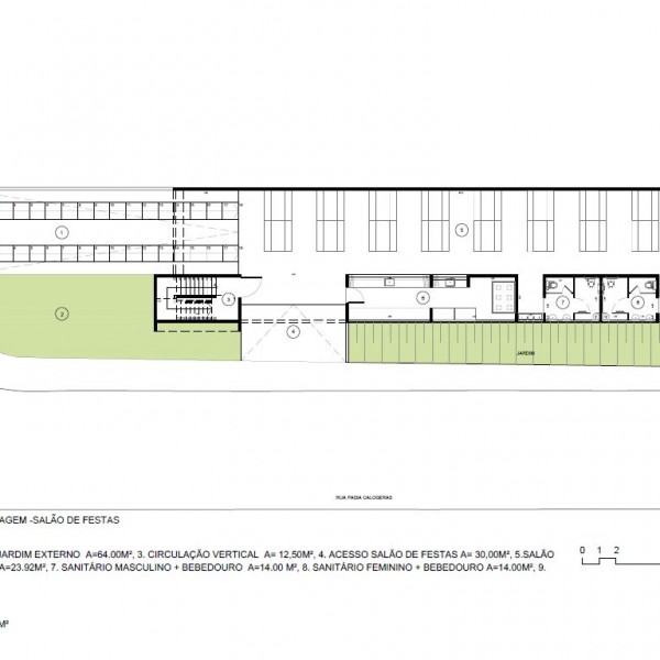 Planta do Pavimento Inferior.