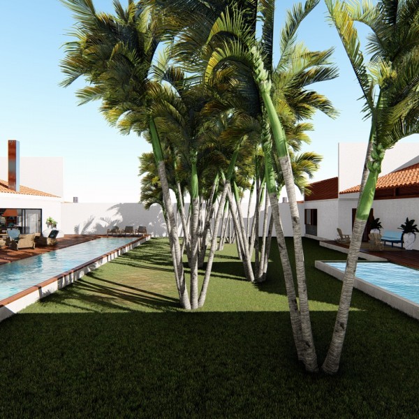 Vista do pátio interno.