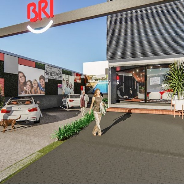 Vista da área externa.