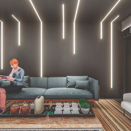 VIsta do Lounge / Atendimento P.N.E.