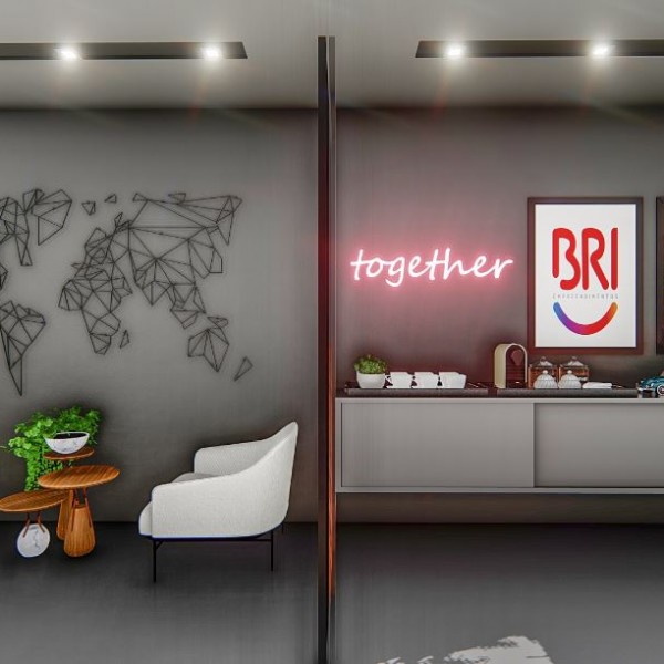 Vista da Sala de Atendimento / Reuniões.