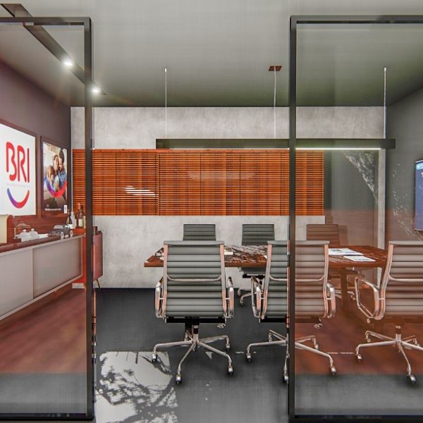 Vista da Sala de Atendimento / Reuniões.