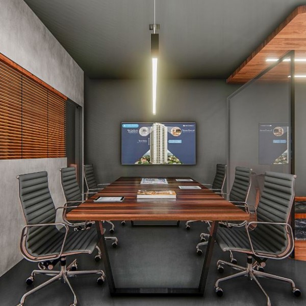 Vista da Sala de Atendimento / Reuniões.