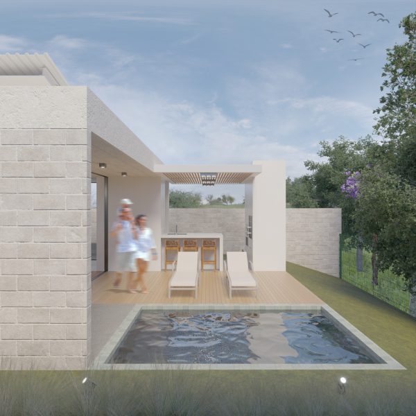 Vista da Área de Lazer.