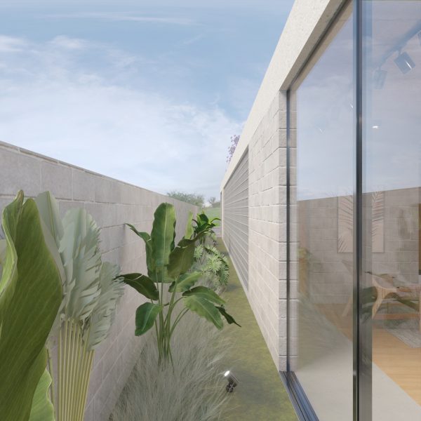 Detalhe da Fachada Lateral Direita.