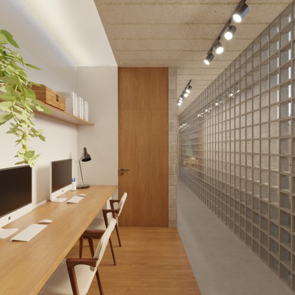 Home Office / Acesso aos Dormitórios.