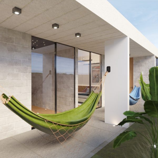 Varanda dos Quartos.