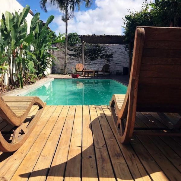 Vista do Deck para a Piscina.