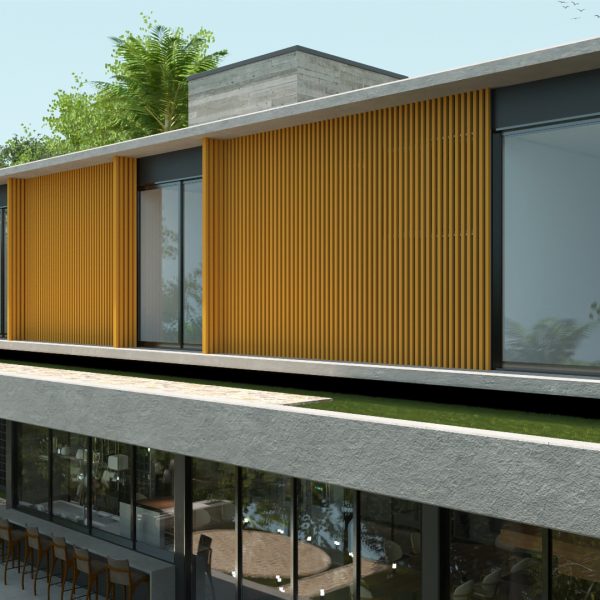 Detalhe Fachada Posterior.