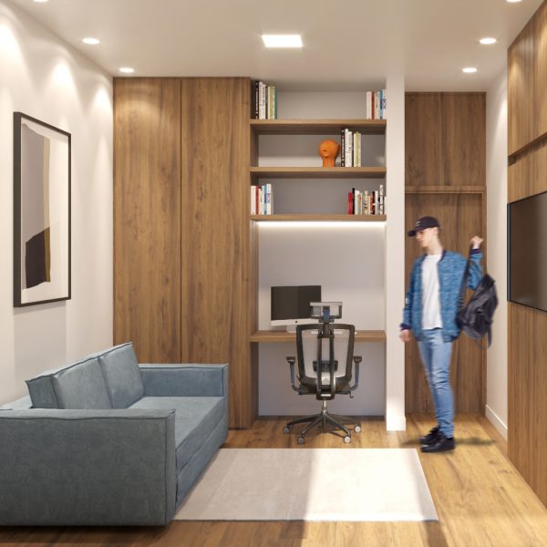 Dormitório Hóspedes / Home Office.