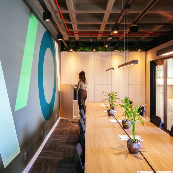 Detalhe do Armário da Área de Trabalho Norte.