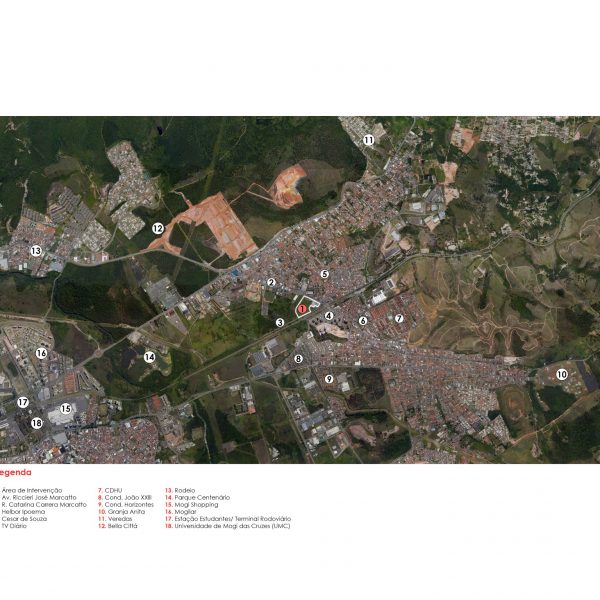 Inserção da Área de Intervenção.