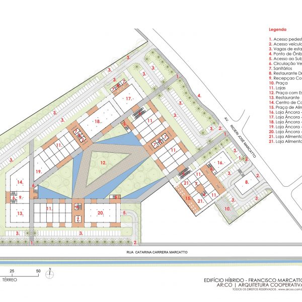 Implantação – Pavimento Térreo.
