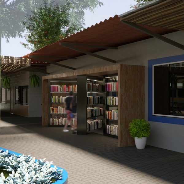 Vista da Biblioteca.