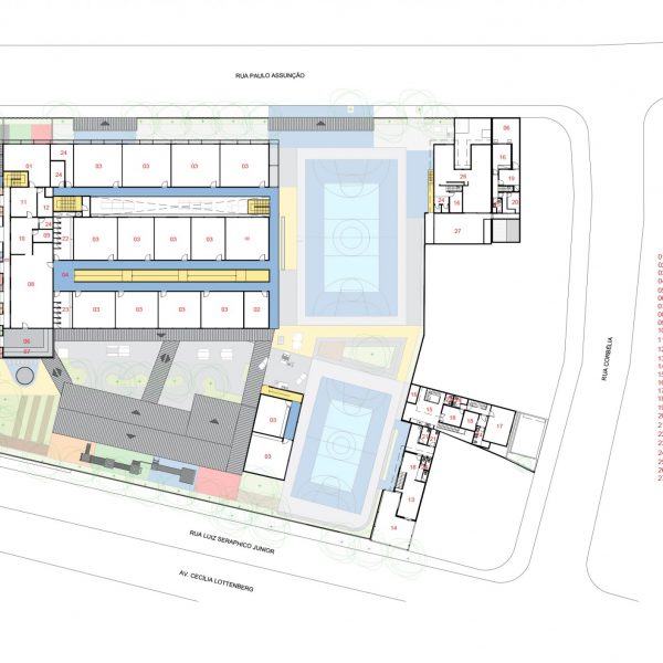 Planta do Primeiro Pavimento.