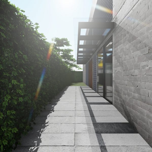 Corredor de Acesso Lateral / Serviços.