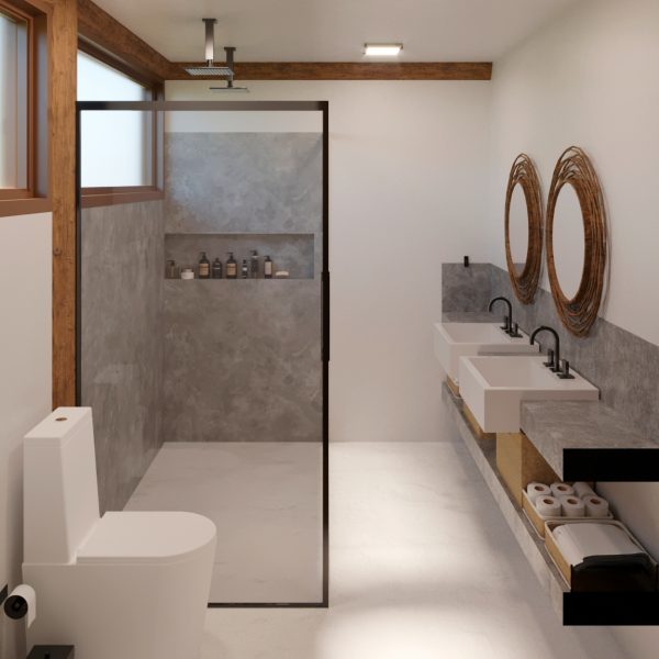 Banheiro da Suíte 1.