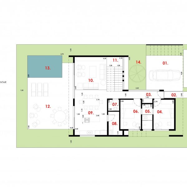 Planta do Pav. Térreo.