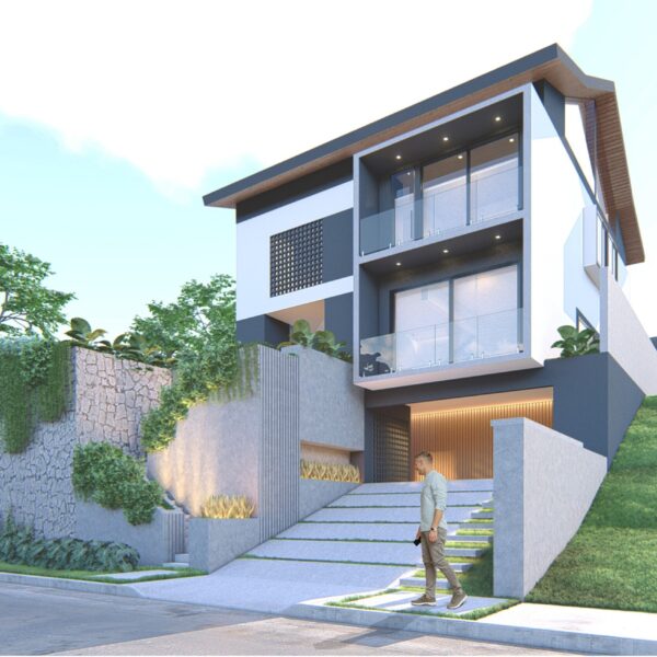 Fachada Frontal vista da Rua.