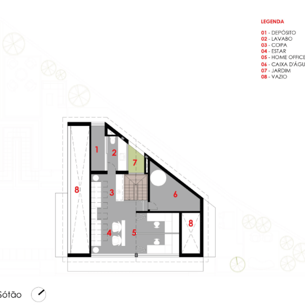 Planta Pavimento 3º Pavimento.