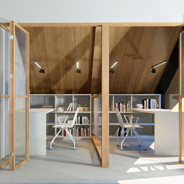 Home Office do Sótão.