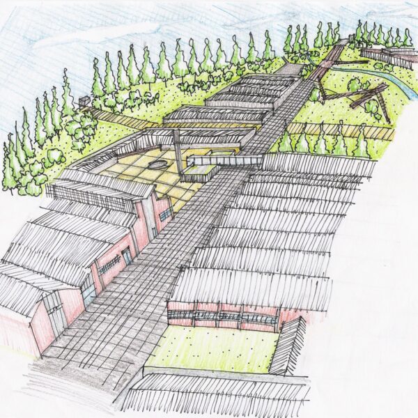 Eixo de conexão do complexo multiuso (projeto pontual).