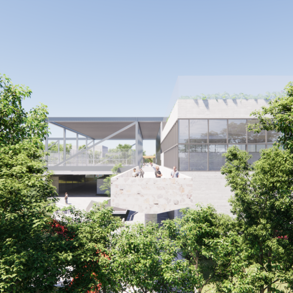 Rua Elevada com Vista para a Serra do Itapety.