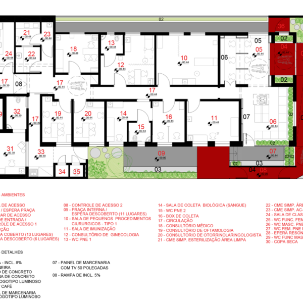 Planta Pav. Térreo.