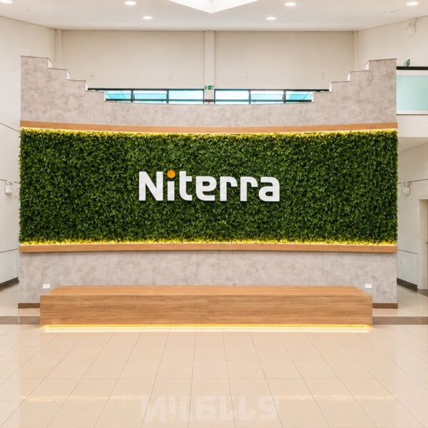 Painel / Banco da Recepção da Niterra.
