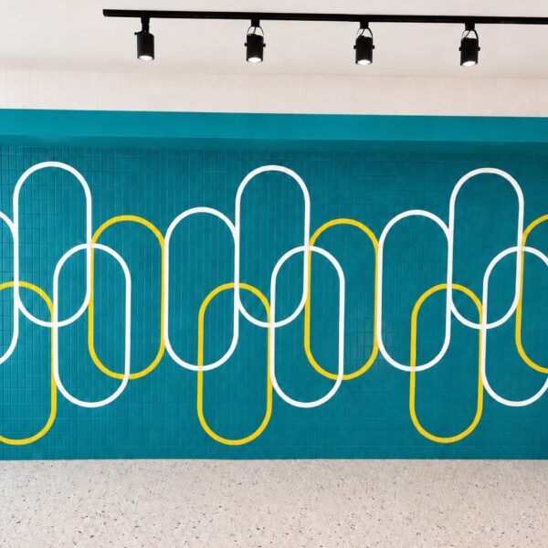 Detalhe do Grafismo da Sala de Descompressão.
